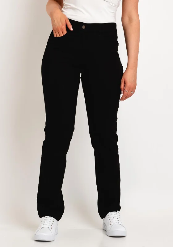 Zerres Cora Slim Legs Comfort Jeans, Black Comfortable Ankle Jeans