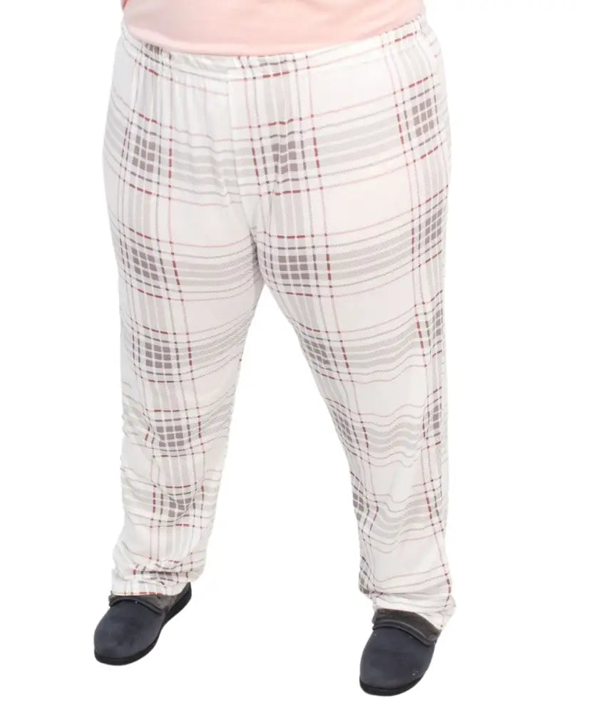 Ladies Check PJ Pants Stylish Harem Pants