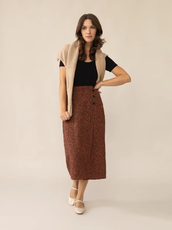 Anaïs Wild Flowers Wrap Skirt lace skirt romantic