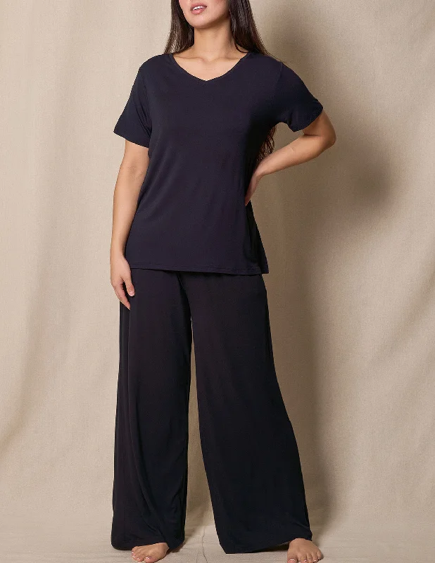 Bamboo Palazzo Lounge Pants Cozy Lounge Pants