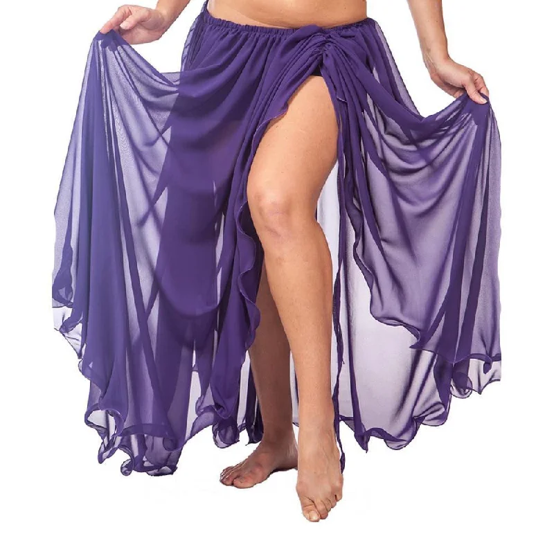 Belly Dance Chiffon Skirt | CHIC CHIFFON cashmere skirt plush