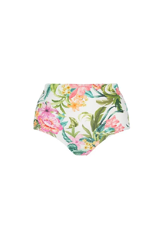 Bora Bora White High Waisted Pant Trendy Work Pants