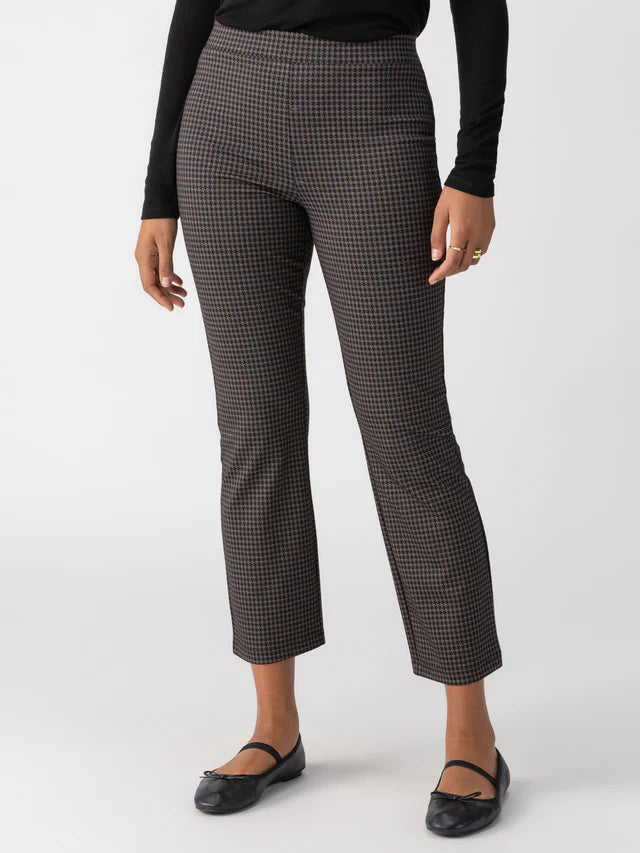 Carnaby Kick Crop Pant by Sanctuary in Shadow Check Elegant Dress Pants