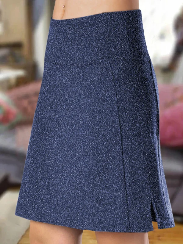 Commuting Simple Casual Women'S Skirt leather skirt sleek