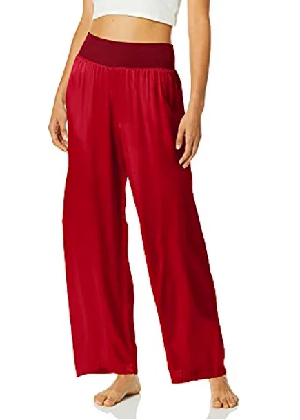 PJ Harlow Lola Pant Red Relaxed Linen Pants