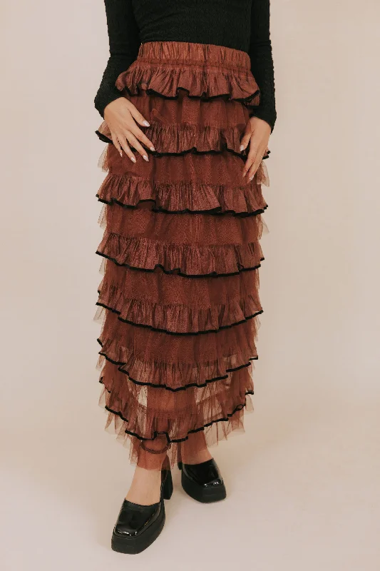 Cosmic Love Skirt ruffled skirt detail