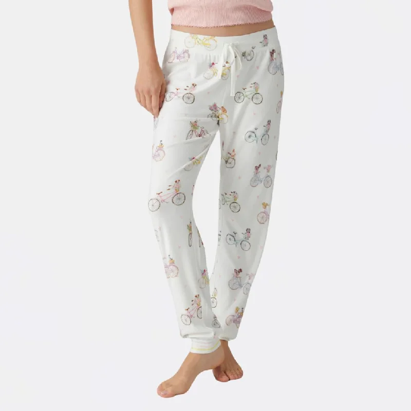 Floral Market Jammie Pant (Ivory) Soft Cotton Pants