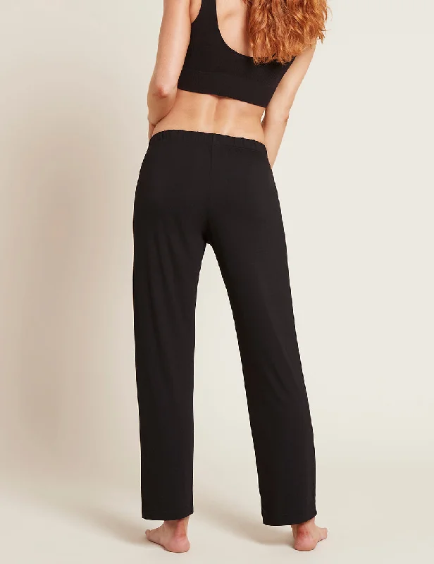 Goodnight Sleep Pants - Black Comfy High-Waist Jeans