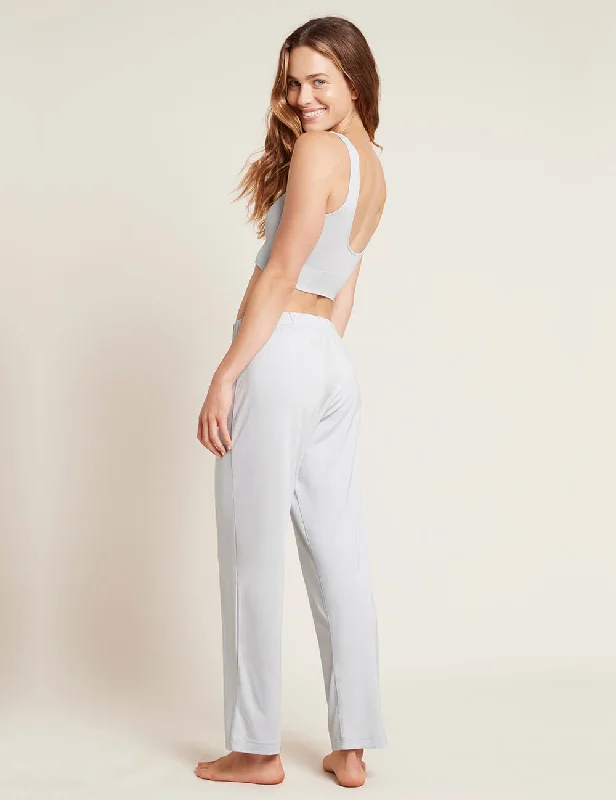 Goodnight Sleep Pants - Dove Chic Wool Trousers