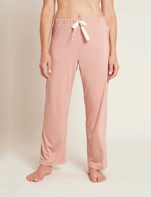 Goodnight Sleep Pants - Dusty Pink Soft Stretch Trousers
