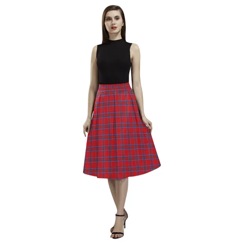Inverness District Tartan Aoede Crepe Skirt a-line skirt cut