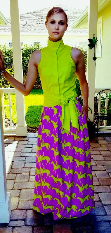 KELSO SKIRT IN ORCHID modal blend skirt