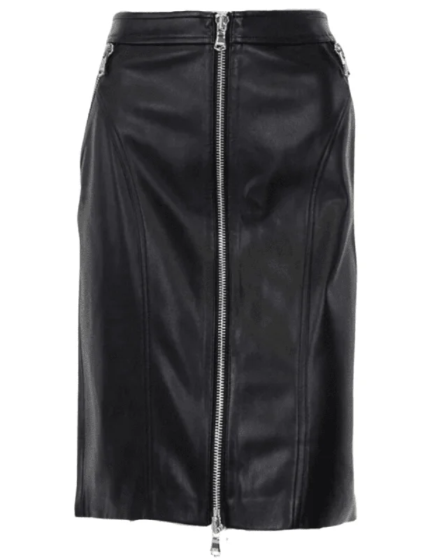 L'Agence Ambrose Zipper Pencil Skirt chiffon skirt delicate
