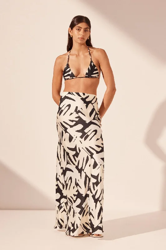 MICAH BIAS CUT MAXI SKIRT vintage skirt charm