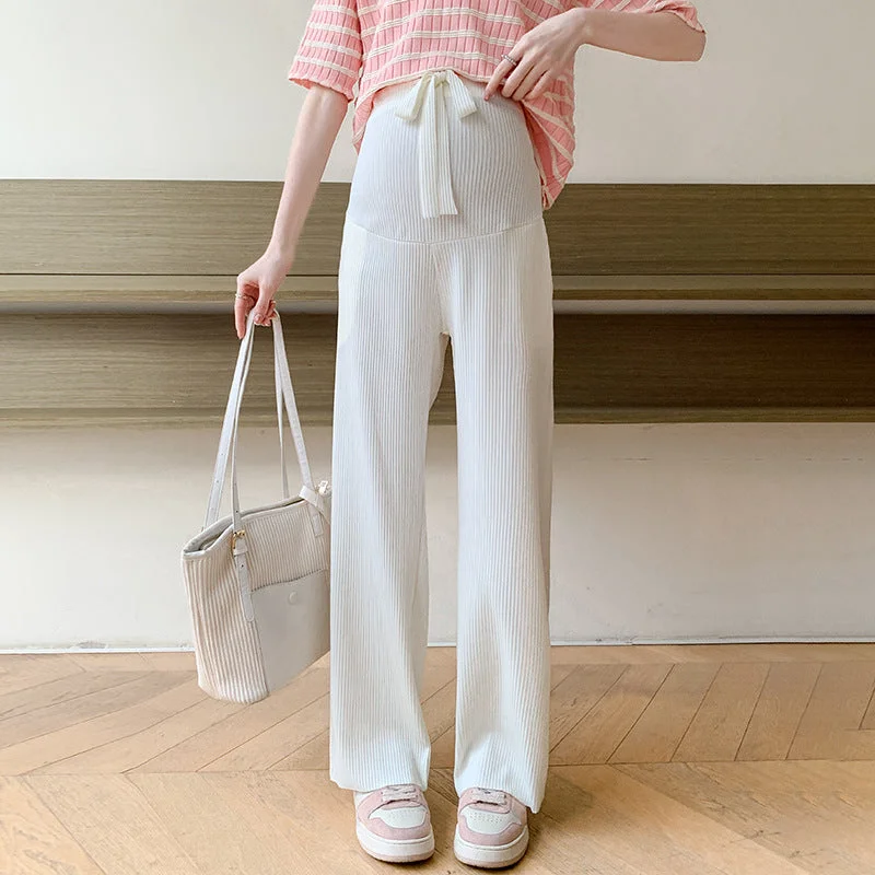 NiDELL: Pregnant Women’s Fashionable Long Pants for Summer Relaxed Lounge Trousers