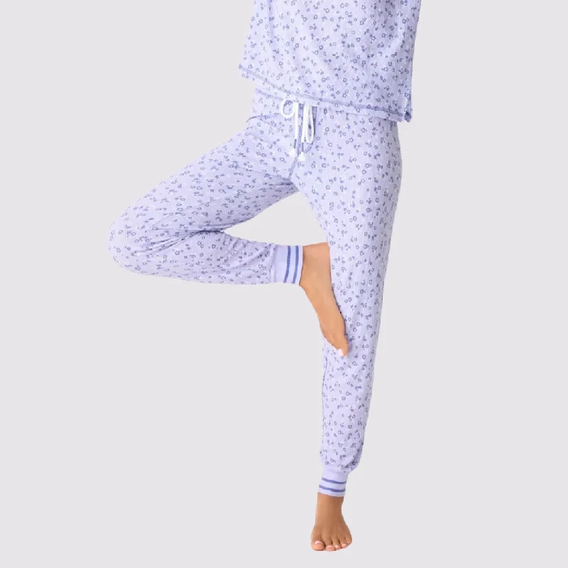 Peace & Love Within Jammie Pant (Lilac Ice) Slim Fit Casual Pants