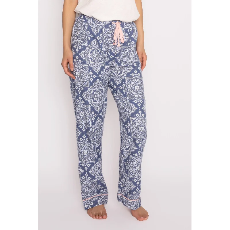 PJ Salvage Denim Flannel PJ Pant Classic Pleated Pants