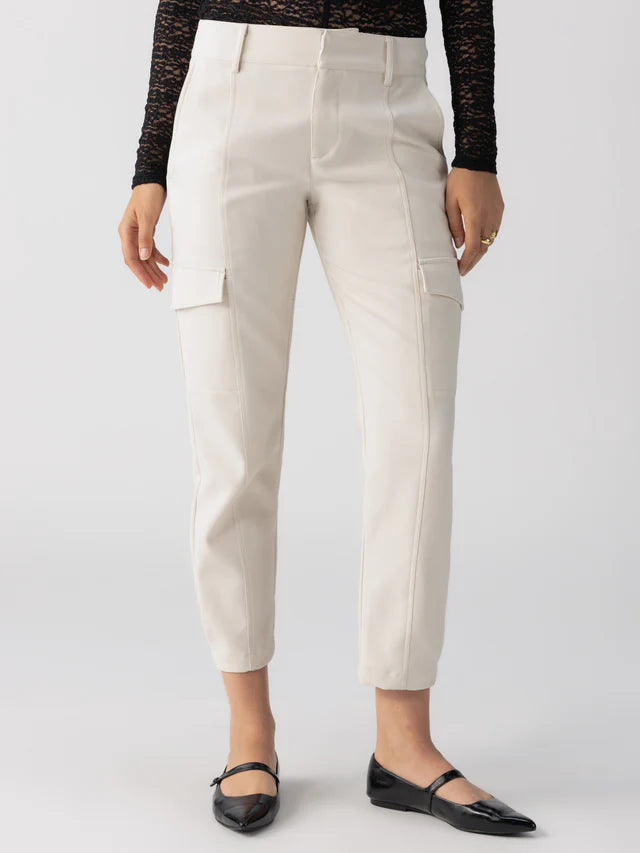 Polished Cargo Pants by Sanctuary in Toasted Marshmallow Fashionable Jogger Pants