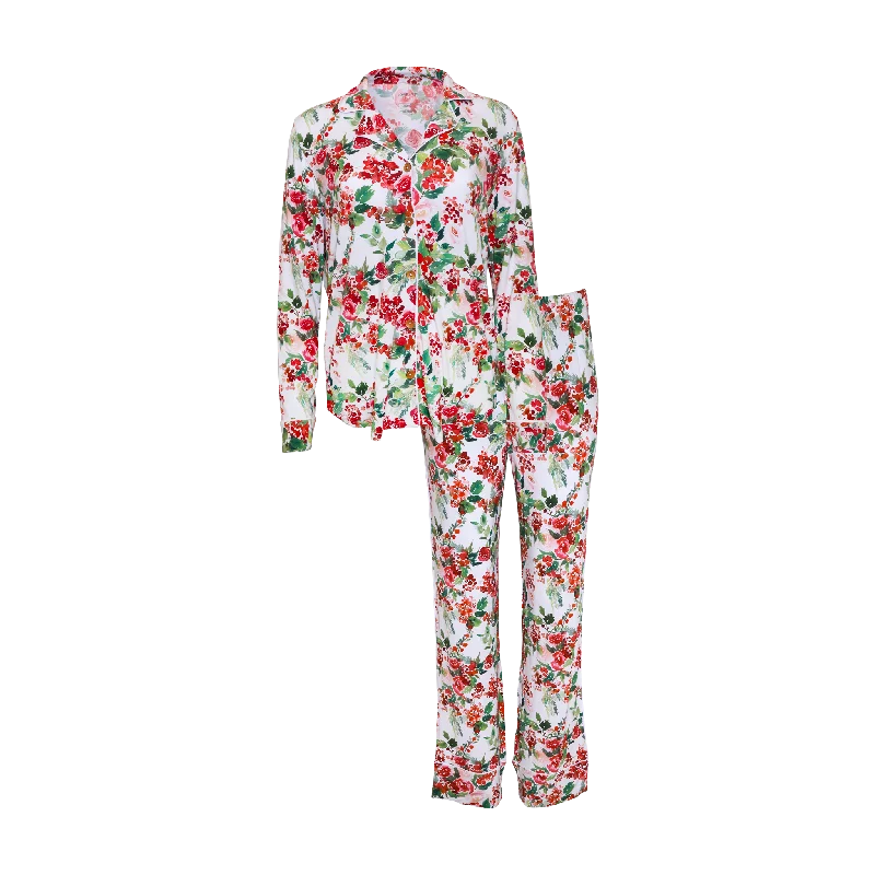 Posh Peanut Women's Long Sleeve & Relaxed Long Pajama Pants in Beatrix Formal Slim Pants Posh Peanut Women's Long Sleeve & Relaxed Long Pajama Pants in Beatrix Formal Slim Pants
