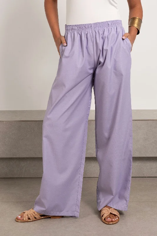 Relaxed Fit Striped Pants - Mitcha Label Stretch Fit Pants