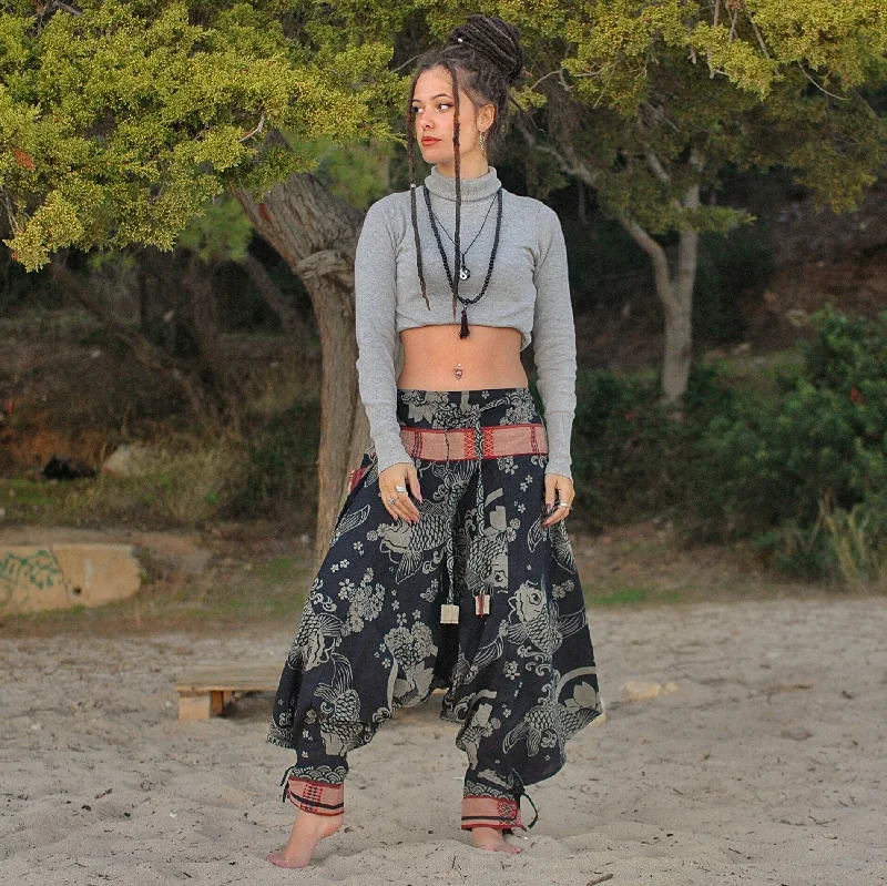 Samurai Pants Harem Pants Ninja Pants Men Women in 15 colors Comfortable Pleated Pants Samurai Pants Harem Pants Ninja Pants Men Women in 15 colors Comfortable Pleated Pants