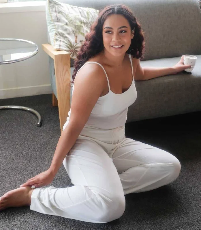Silkspun Pyjama Pants Slim-Fit Leggings