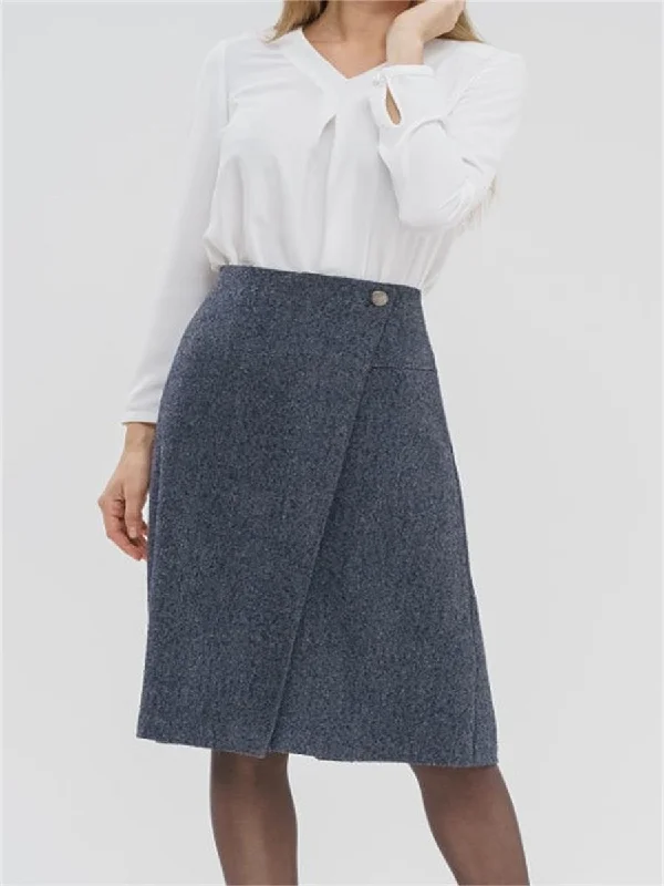 Simple Casual Women'S Umbrella Skirt pleated skirt texture