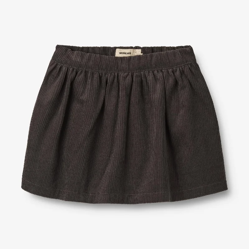 Skirt Catty - raven silk skirt sleek