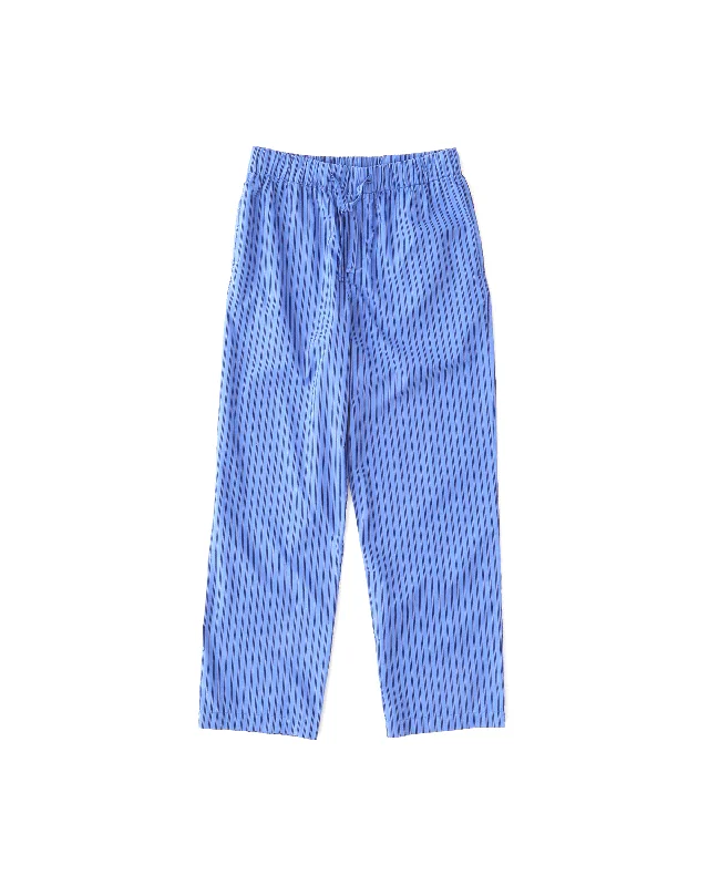 Sleepwear (Poplin) Pyjama Pant - Boro Stripes Sleek Black Pants