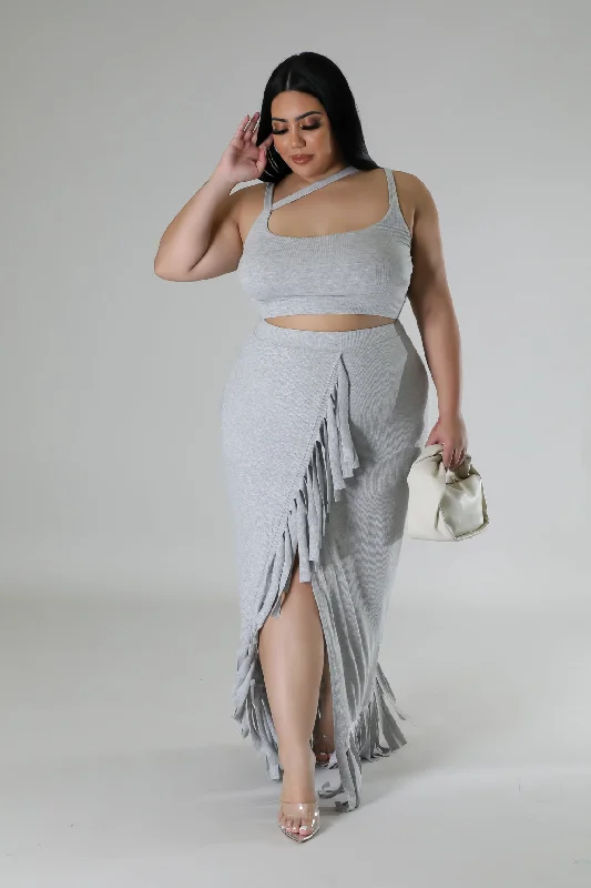 So Delusional Skirt Set lace skirt feminine