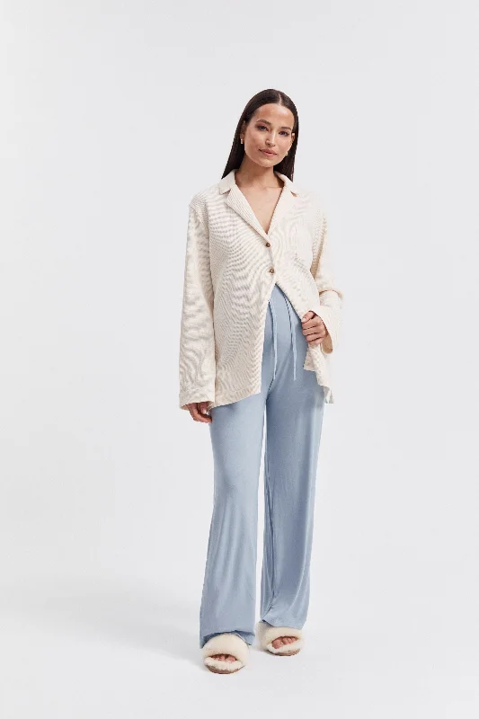 Cloud Sleep Pant (Sky Blue) Chic Slim Fit Pants