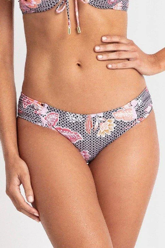 SS31248 Tiki Gathered Side Pant Stylish Slim Trousers