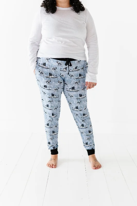 The Sleepy Sloth Mickey Mouse Steamboat Williie Print Women's Sleepy Pants Pajama Bottoms Stretch Fit Pants The Sleepy Sloth Mickey Mouse Steamboat Williie Print Women's Sleepy Pants Pajama Bottoms Stretch Fit Pants
