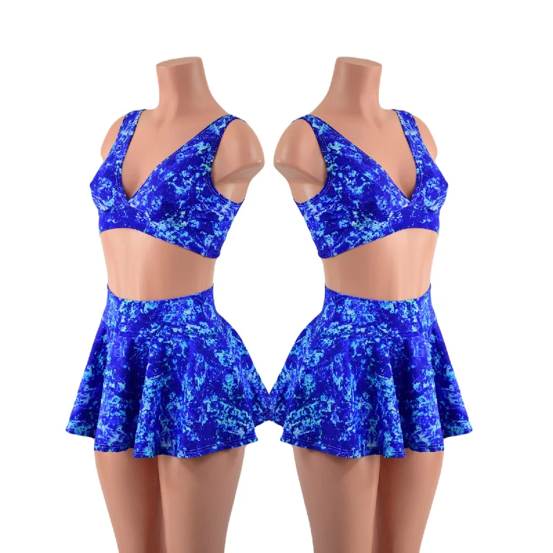 TidePool Rave Skirt & Starlette Bralette Set corduroy skirt comfortable