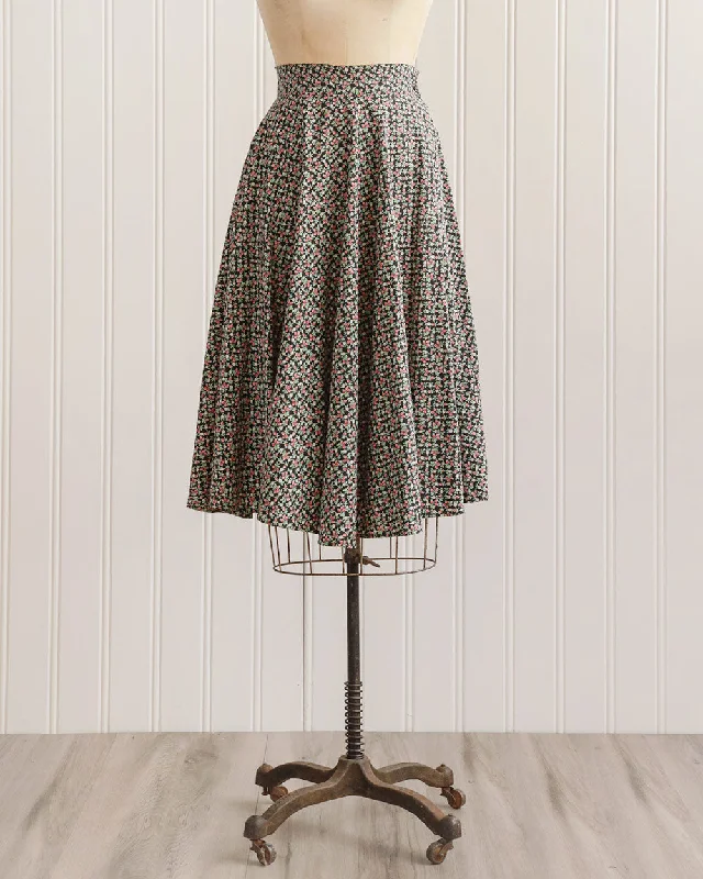 Picking Elderberries Midi Skirt asymmetrical skirt cut