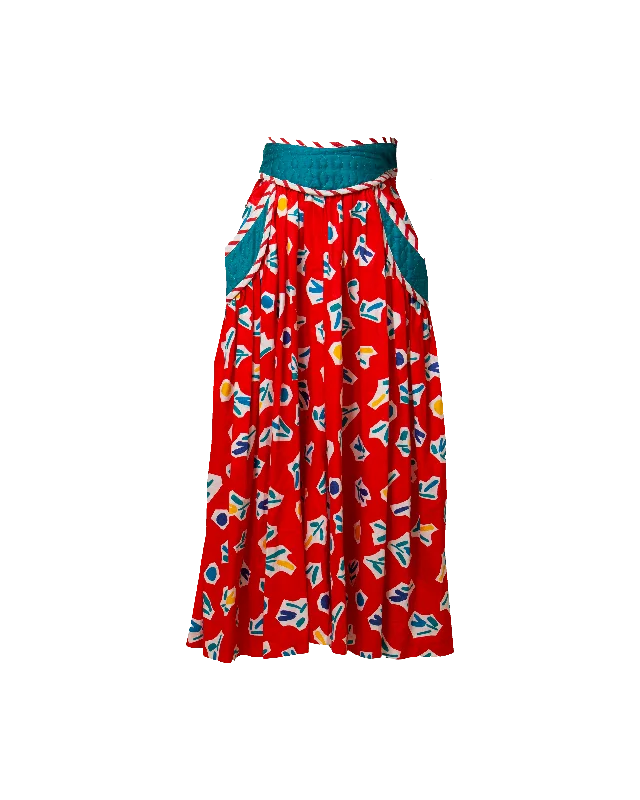 Vintage Jeanne Marc Skirt cashmere skirt soft