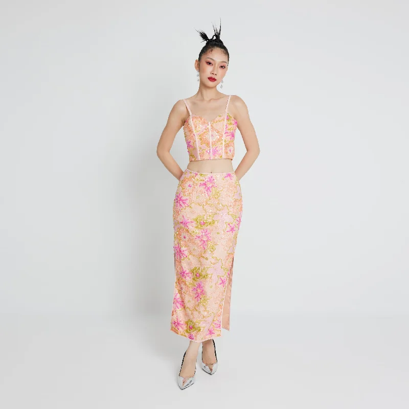 Xin Yue Sequine Skirt **PRE-ORDER** ribbed skirt waist