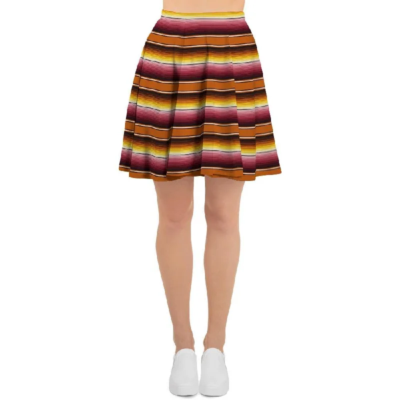 Yellow Mexican Baja Women's Skirt wool skirt warm